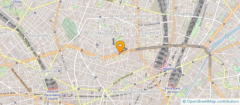 localisation de l'entreprise MONSIEUR FREDDY MANKOWSKY  PARIS 18