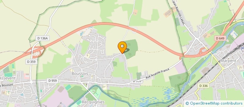 localisation de l'entreprise MONSIEUR FREDDY MARMIGNON  BOUSSOIS