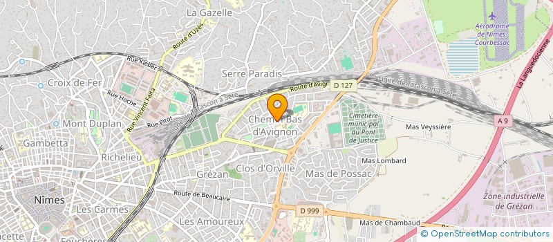 localisation de l'entreprise MONSIEUR FREDDY MARTINEZ à NIMES