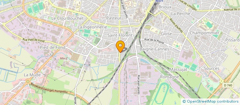 localisation de l'entreprise MONSIEUR FREDDY MASSIAS  NIORT