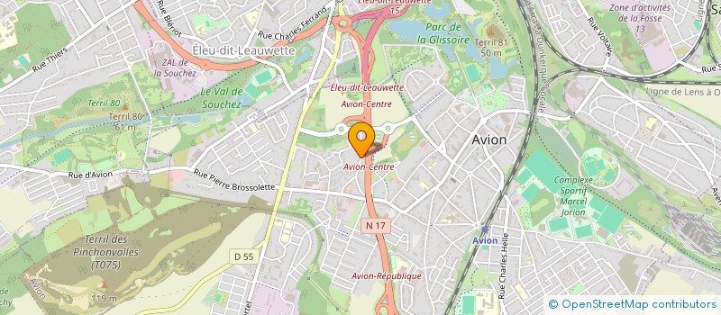 localisation de l'entreprise MONSIEUR FREDDY MASSON à AVION