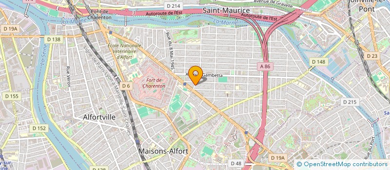 localisation de l'entreprise MONSIEUR FREDDY MAUBERT à MAISONS-ALFORT