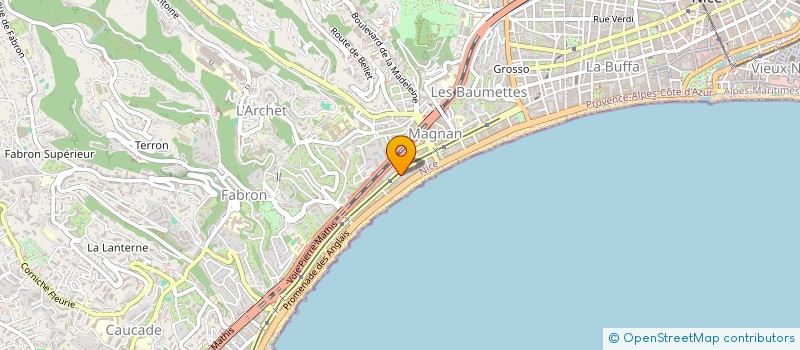 localisation de l'entreprise MONSIEUR FREDDY MESGUICH à NICE