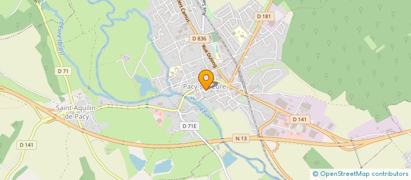 localisation de l'entreprise MONSIEUR FREDDY MIRAUX  PACY-SUR-EURE