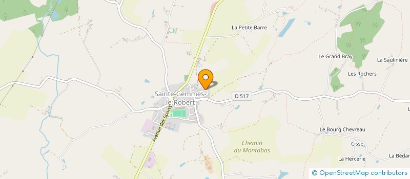 localisation de l'entreprise MONSIEUR FREDDY MONTIEGE  SAINTE-GEMMES-LE-ROBERT