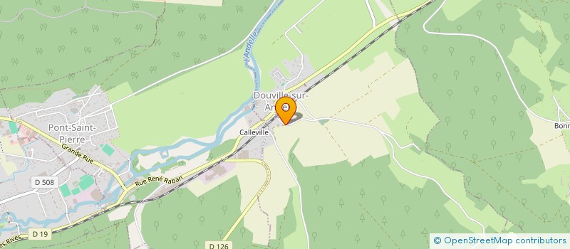 localisation de l'entreprise MONSIEUR FREDDY MOREL  DOUVILLE-SUR-ANDELLE