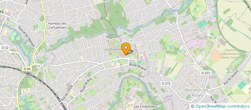 localisation de l'entreprise MONSIEUR FREDDY MUKWA EKAREBA  BRUNOY