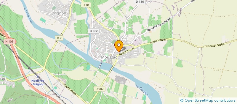 localisation de l'entreprise MONSIEUR FREDDY PAULET  MOUSSAC