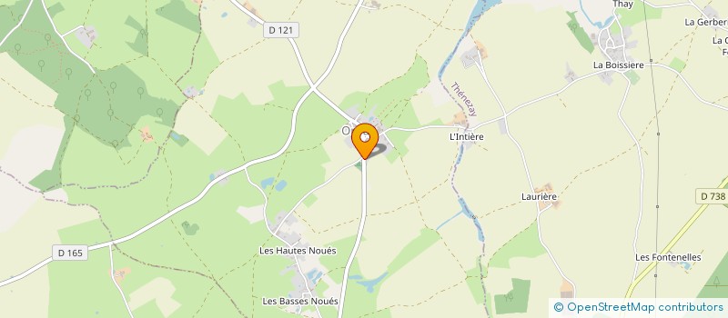 localisation de l'entreprise MONSIEUR FREDDY PELTIER  OROUX