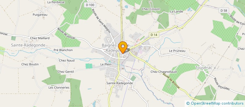 localisation de l'entreprise MONSIEUR FREDDY PETIT à BAIGNES-SAINTE-RADEGONDE