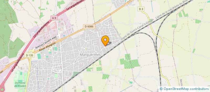 localisation de l'entreprise MONSIEUR FREDDY PETRANTONI  MARGUERITTES