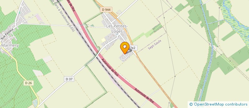 localisation de l'entreprise MONSIEUR FREDDY PHILIPPE  LES PETITES-LOGES