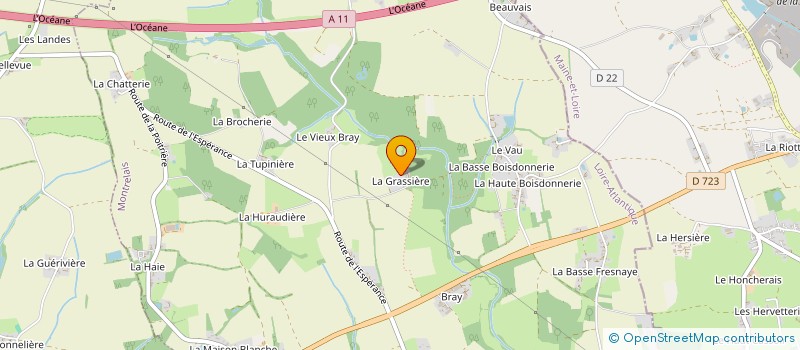 localisation de l'entreprise MONSIEUR FREDDY PINEAU  MONTRELAIS