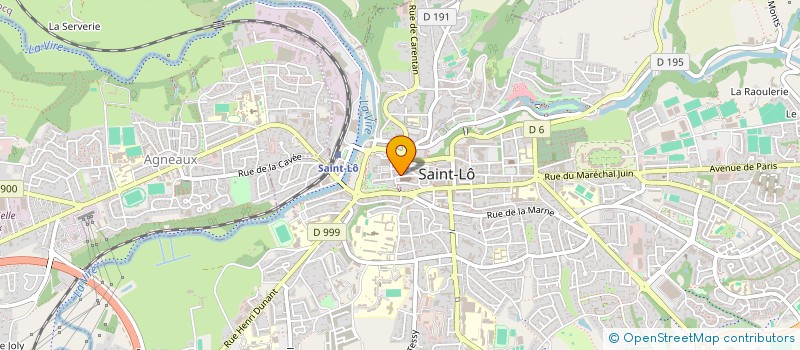 localisation de l'entreprise MONSIEUR FREDDY PINEL  SAINT-LO