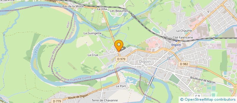 localisation de l'entreprise MONSIEUR FREDDY PIQUET  DIGOIN