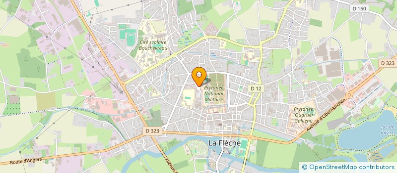 localisation de l'entreprise MONSIEUR FREDDY PUGNET  LA FLECHE