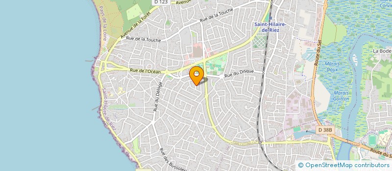 localisation de l'entreprise MONSIEUR FREDDY RABEC  SAINT-HILAIRE-DE-RIEZ