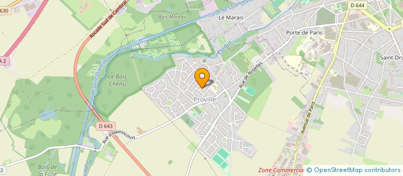 localisation de l'entreprise MONSIEUR FREDDY REANT  PROVILLE