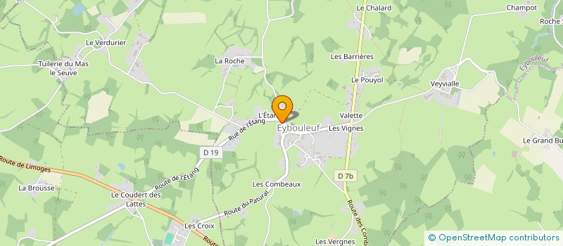 localisation de l'entreprise MONSIEUR FREDDY REBEYROLLE à EYBOULEUF