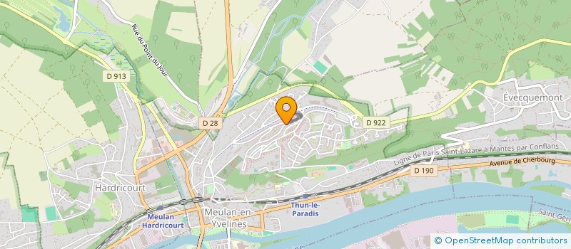 localisation de l'entreprise MONSIEUR FREDDY RIBEIRO  MEULAN-EN-YVELINES