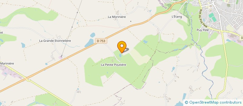 localisation de l'entreprise MONSIEUR FREDDY RICHARD  LA BRUFFIERE