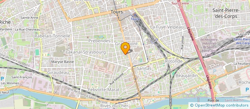 localisation de l'entreprise MONSIEUR FREDDY ROBERT  TOURS