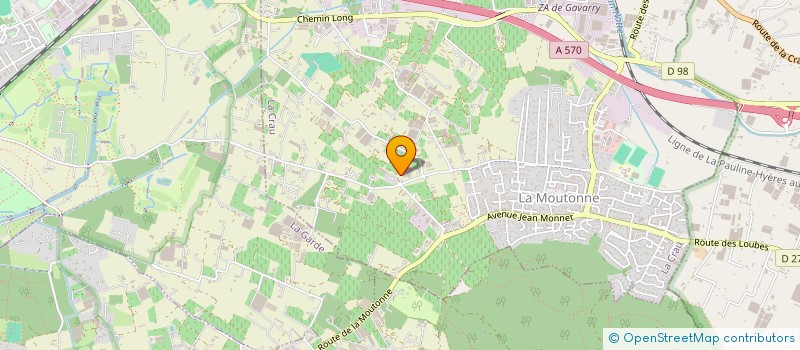 localisation de l'entreprise MONSIEUR FREDDY ROMY  LA CRAU