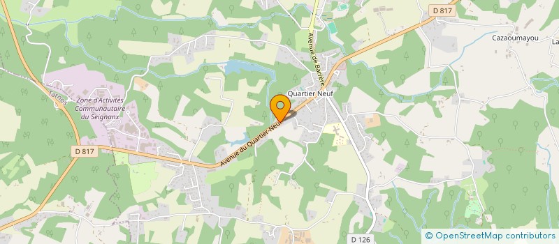 localisation de l'entreprise MONSIEUR FREDDY SALLABERRY  SAINT-MARTIN-DE-SEIGNANX