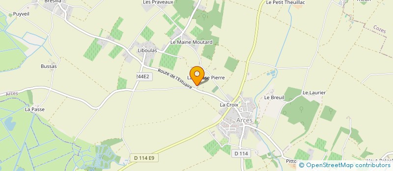 localisation de l'entreprise MONSIEUR FREDDY SALLIER  ARCES