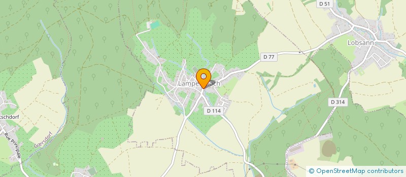 localisation de l'entreprise MONSIEUR FREDDY SCHMITT  LAMPERTSLOCH