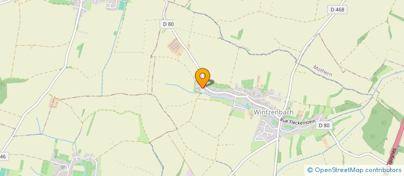 localisation de l'entreprise MONSIEUR FREDDY SCHNEIDER  WINTZENBACH