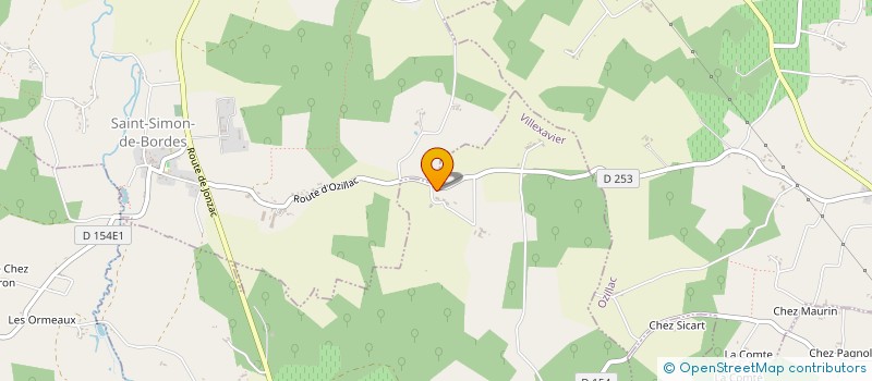 localisation de l'entreprise MONSIEUR FREDDY SEGUIN  VILLEXAVIER