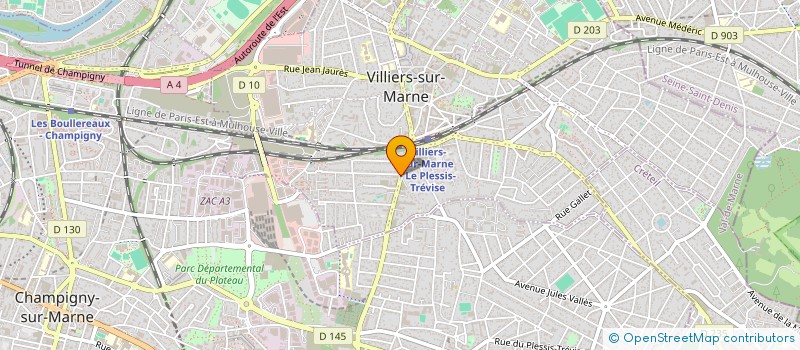 localisation de l'entreprise MONSIEUR FREDDY SERBIN à VILLIERS-SUR-MARNE