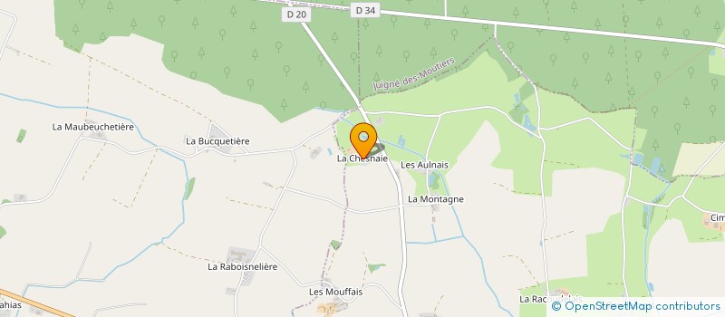 localisation de l'entreprise MONSIEUR FREDDY TESSIER à LA CHAPELLE-GLAIN