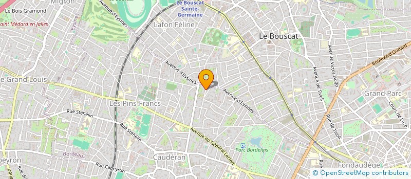 localisation de l'entreprise MONSIEUR FREDDY THOMELIN à BORDEAUX