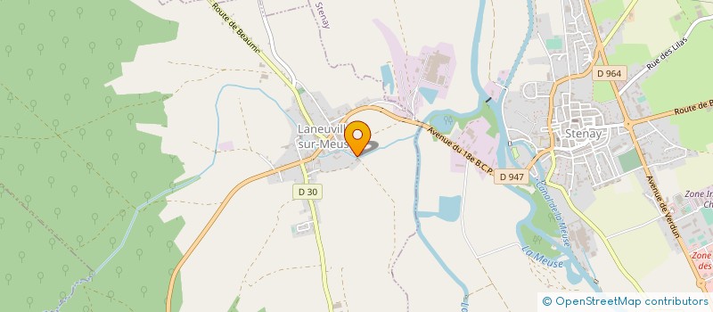 localisation de l'entreprise MONSIEUR FREDDY THUILLIEZ à LANEUVILLE-SUR-MEUSE