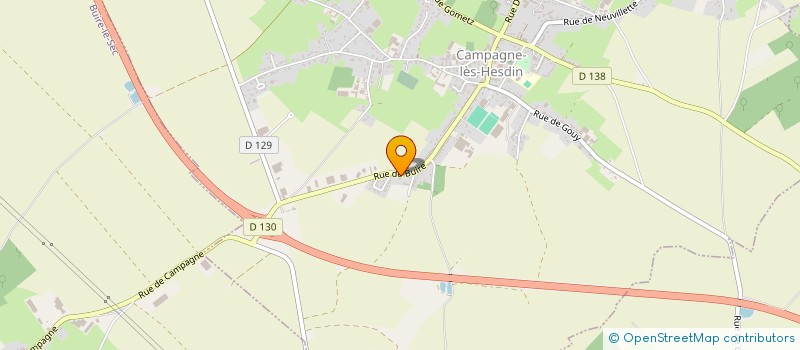 localisation de l'entreprise MONSIEUR FREDDY TRUNET  CAMPAGNE-LES-HESDIN