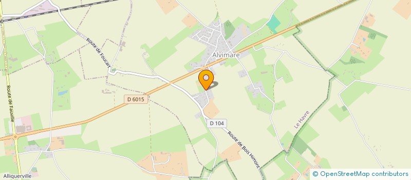 localisation de l'entreprise MONSIEUR FREDDY VAN COLEN  ALVIMARE