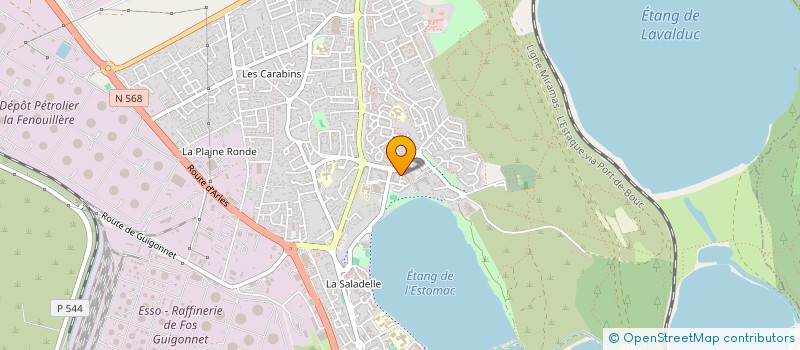 localisation de l'entreprise MONSIEUR FREDDY VANDERBERGUE  FOS-SUR-MER