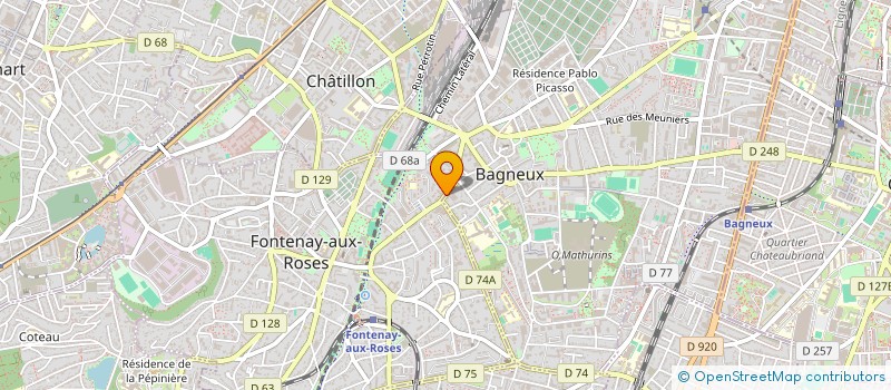 localisation de l'entreprise MONSIEUR FREDDY VANEL TEDEM MOMO à FONTENAY-AUX-ROSES