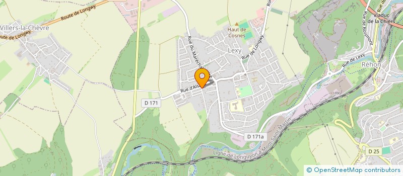 localisation de l'entreprise MONSIEUR FREDDY VERGONI  LEXY