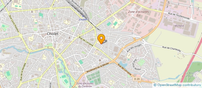 localisation de l'entreprise MONSIEUR FREDDY VIGNERON à CHOLET