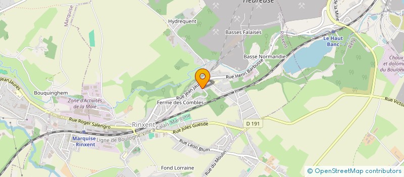 localisation de l'entreprise MONSIEUR FREDDY VIGNERON  RINXENT