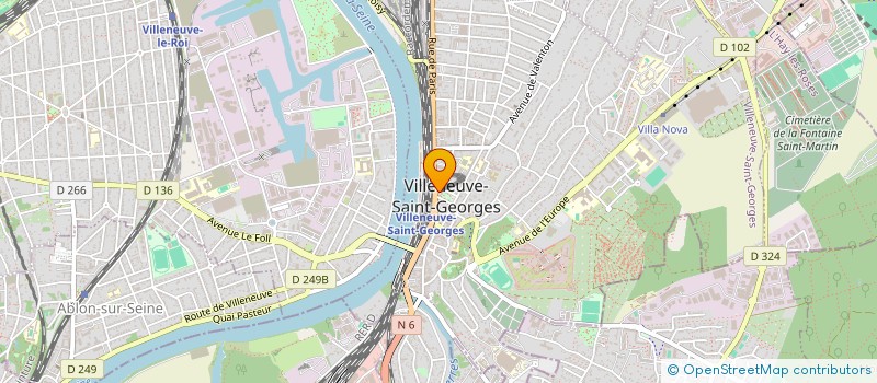 localisation de l'entreprise MONSIEUR FREDDY VIOLET à VILLENEUVE-SAINT-GEORGES