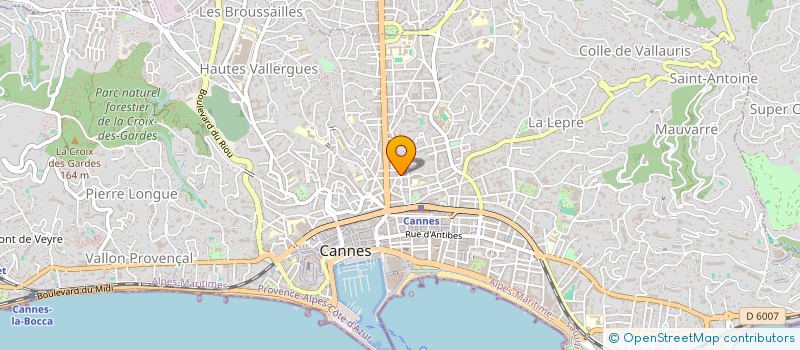 localisation de l'entreprise MONSIEUR FREDDY WIEDERKEHR à LE CANNET
