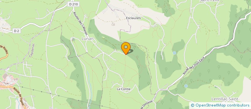 localisation de l'entreprise MONSIEUR FREDEDRIC VIGIER  LUNAN