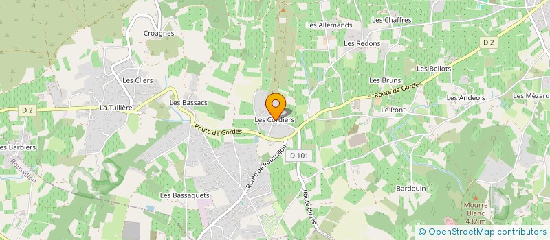 localisation de l'entreprise MONSIEUR FREDERI BAGNOLY  SAINT-SATURNIN-LES-APT
