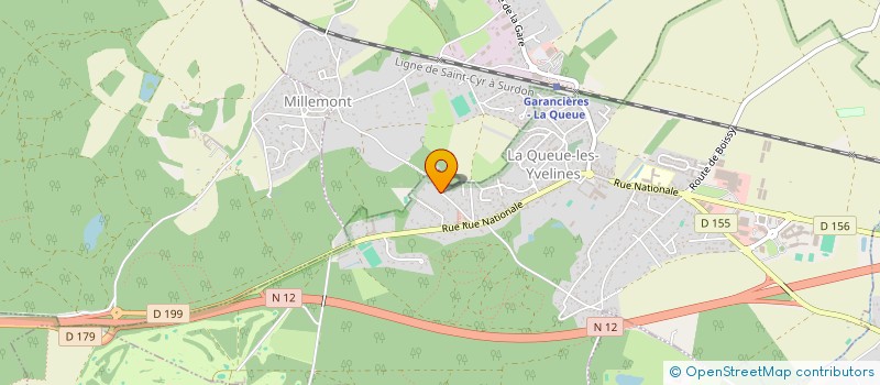 localisation de l'entreprise MONSIEUR FREDERIC AB DER HALDEN  LA QUEUE-LES-YVELINES