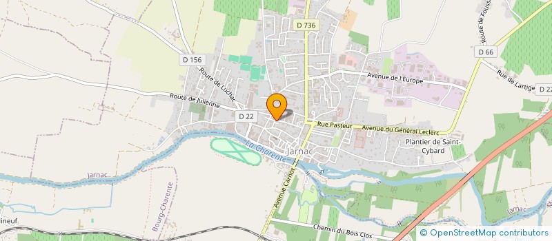 localisation de l'entreprise MONSIEUR FREDERIC ABDALLAH à JARNAC