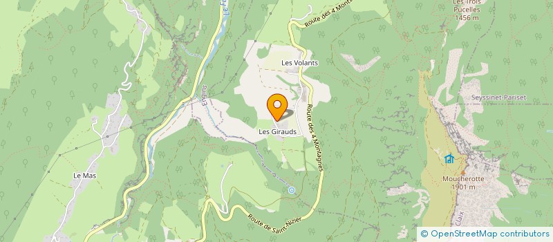 localisation de l'entreprise MONSIEUR FREDERIC ABRAHAM  SAINT-NIZIER-DU-MOUCHEROTTE